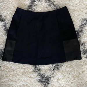 Rag& bone black mini skirt